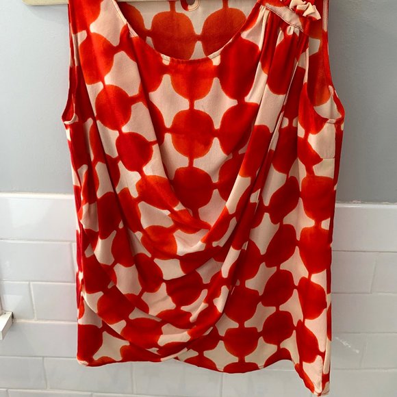 Anthropologie Maeve Quantum Silk Dot Blouse - Picture 3 of 6